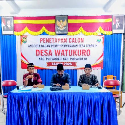 Penetapan Calon Anggota BPD